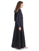 Mittelalter Bluse Hildburg in Schwarz Seitenansicht