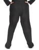 Mittelalter Hose Floraete in Schwarz Rückansicht