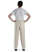 Mittelalter Hose Gurmun in Beige Rückansicht