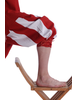Landsknecht Hose Morold in MISSING: chilired-white Detailansicht