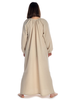 Wikinger Kleid Verandi in Hanffarben Rückansicht