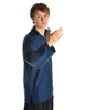 Korsaren Hemd Kaylet in Blau Seitenansicht 2