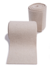 Mittelalter Wadenwickel Balder Set mit Fibeln in Beige Frontansicht 3