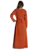 Mittelalter Cotte Meliur in Orange Rückansicht