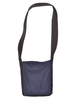 Mittelalter Tasche Dwain in Schwarz-Blau Rückansicht