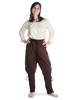 Mittelalter Bluse Swanwhit in Beige Frontansicht 5