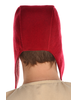 Mittelalter Haube Karamphi in Rot Rückansicht