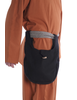 Mittelalter Tasche Egil in Schwarz Frontansicht 2