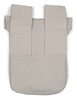 Mittelalter Tasche Widia in Beige Rückansicht