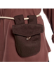 Mittelalter Tasche Widia in Braun Detailansicht 2
