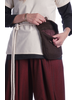 Mittelalter Tasche Widia in Braun Frontansicht 7