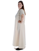 Mittelalter Kleid Hrist in Beige Seitenansicht