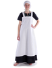 Mittelalter Kleid Hrist in Schwarz Frontansicht 4