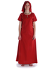 Mittelalter Kleid Hrist in Feuerrot Frontansicht 6