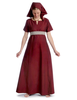 Mittelalter Kleid Hrist in Rot Frontansicht 2