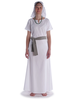 Mittelalter Kleid Hrist in Weiß Frontansicht 4