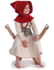 Mittelalter Kinderkleid Geirdriful in Beige Frontansicht 4