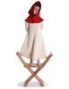 Mittelalter Kinderkleid Geirdriful in Beige Seitenansicht