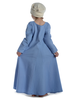 Mittelalter Kinderkleid Geirdriful in Hellblau Rückansicht