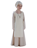 Mittelalter Kinderskapulier Svafa in Beige Frontansicht