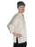 Mittelalter Schnühemd Edward in Beige Seitenansicht