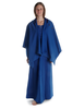 Mittelalter Kleid Nereja in Königsblau Frontansicht 5