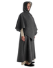Mittelalter Cape Herat in Grau Seitenansicht