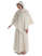 Mittelalter Cape Herat in Beige Frontansicht