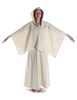 Mittelalter Cape Herat in Beige Frontansicht 2