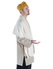 Mittelalter Schultertuch Vigletus in Beige Seitenansicht