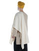Mittelalter Schultertuch Vigletus in Beige Seitenansicht 2
