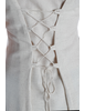 Mittelalter Kleid Peronella in Beige Detailansicht 2