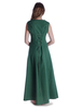 Mittelalter Kleid Peronella in MISSING: green-lightgreen Rückansicht