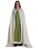 Mittelalter Umhang Lorenza in Beige Frontansicht 2