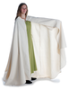 Wikinger Umhang Lara in Beige Frontansicht