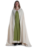 Wikinger Umhang Lara in Beige Frontansicht 2