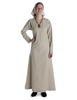 Mittelalter Kopftuch Agnese in Beige Frontansicht 2
