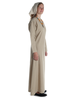 Mittelalter Kopftuch Agnese in Beige Seitenansicht 2