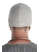 Mittelalter Haube Filomeno in Beige Rückansicht