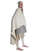 Wikinger Umhang Hakon in Beige Seitenansicht