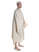 Wikinger Umhang Hakon in Beige Seitenansicht