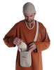 Mittelalter Tasche Vidga in Beige Frontansicht 7