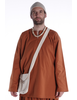 Mittelalter Tasche Vidga in Beige Frontansicht 5