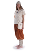 Mittelalter Tasche Vidga in Beige Frontansicht 7