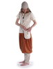 Mittelalter Tasche Vidga in Beige Frontansicht 8