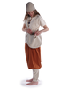 Mittelalter Tasche Ake in Beige Frontansicht 3