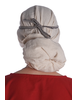 Mittelalter Kopftuch Damaris in Beige Rückansicht