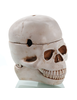 Piraten Totenkopf-Schale Kuraus in Beige Seitenansicht