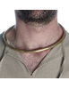 Wikinger Halsring (Torque) Diomedes aus Messing in  Frontansicht 6
