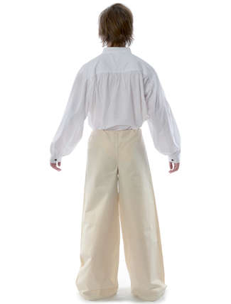 Mittelalter Hose Jovelin in Beige Rückansicht
